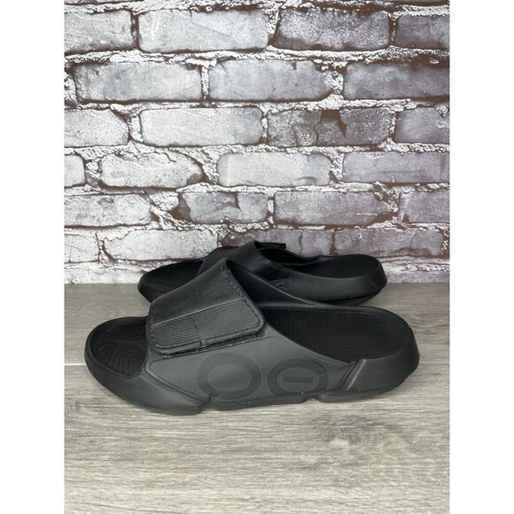 OOFOS OOAHH SPORT FLEX MATTE BLACK SLIDE SANDALS UNISEX Men Sz 11M US/44EU main image 13
